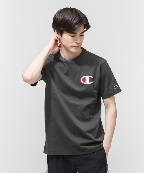Champion（チャンピオン）の「【別注】チャンピオン  SHORT SLEEVE T-SHIRT 限定コラボ（Tシャツ/カットソー・メンズ・ホワイト/ブラック/アイボリー・LL/S/M/L）」の7枚目の写真