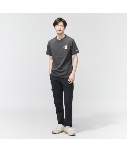 Champion（チャンピオン）の「【別注】チャンピオン  SHORT SLEEVE T-SHIRT 限定コラボ（Tシャツ/カットソー・メンズ・ホワイト/ブラック/アイボリー・LL/S/M/L）」の8枚目の写真