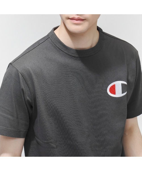 Champion（チャンピオン）の「【別注】チャンピオン  SHORT SLEEVE T-SHIRT 限定コラボ（Tシャツ/カットソー・メンズ・ホワイト/ブラック/アイボリー・LL/S/M/L）」の9枚目の写真