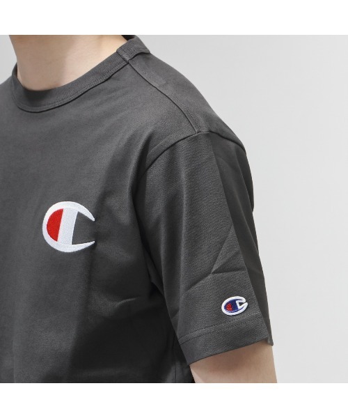 Champion（チャンピオン）の「【別注】チャンピオン  SHORT SLEEVE T-SHIRT 限定コラボ（Tシャツ/カットソー・メンズ・ホワイト/ブラック/アイボリー・LL/S/M/L）」の10枚目の写真