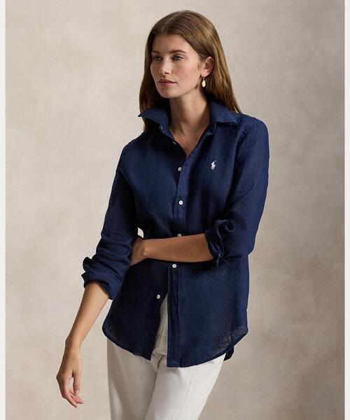Polo Ralph Lauren クラシック フィット リネン シャツ クラシック フィット リネン シャツ（シャツ/ブラウス）｜POLO RALPH