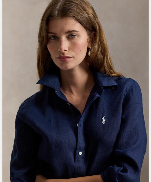 クラシック フィット リネン シャツ（シャツ/ブラウス）｜POLO RALPH