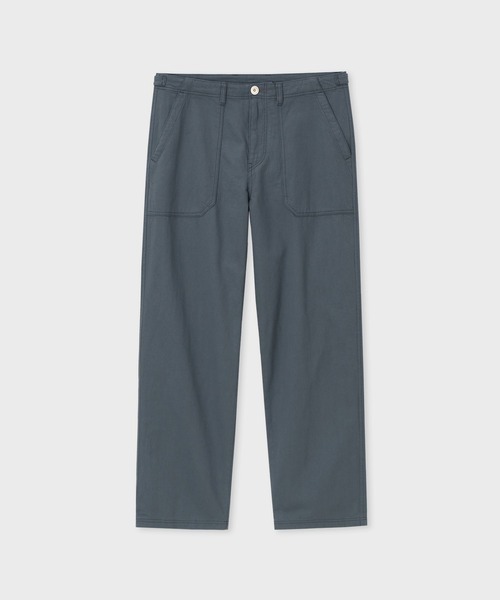 PS Paul Smith(ピーエスポールスミス)の「コットンリネン ベイカーパンツ / 162107 897Z(デニムパンツ・メンズ・グレイッシュブルー/ラベンダー/ミント/ライトベージュ・LARGE/MEDIUM/X-LARGE/SMALL/XX-LARGE)」の3枚目の写真