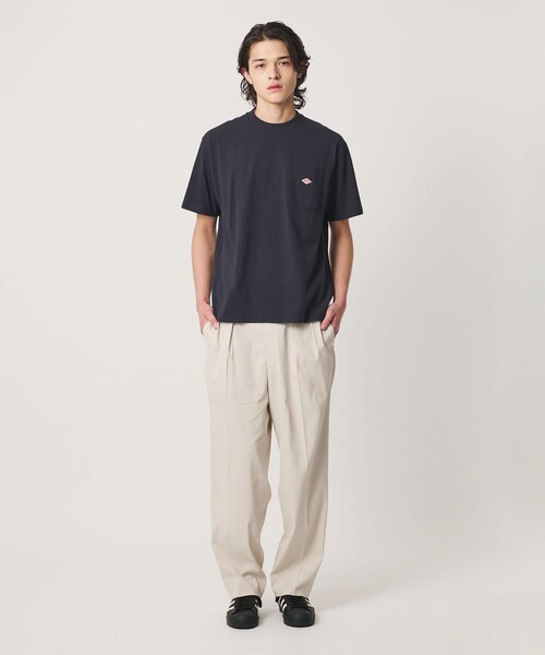 DANTON(ダントン)の「<DANTON>ポケット Tシャツ(Tシャツ/カットソー・メンズ・ナチュラル/ネイビー/ライトグレー/ホワイト・M/XL/L)」の7枚目の写真