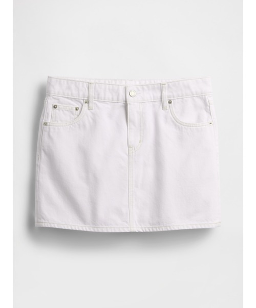 GAP(ギャップ)の「デニム ミニスカート ホワイト(デニムスカート・レディース・ホワイト・24/23/25/26/27/28/29)」の5枚目の写真
