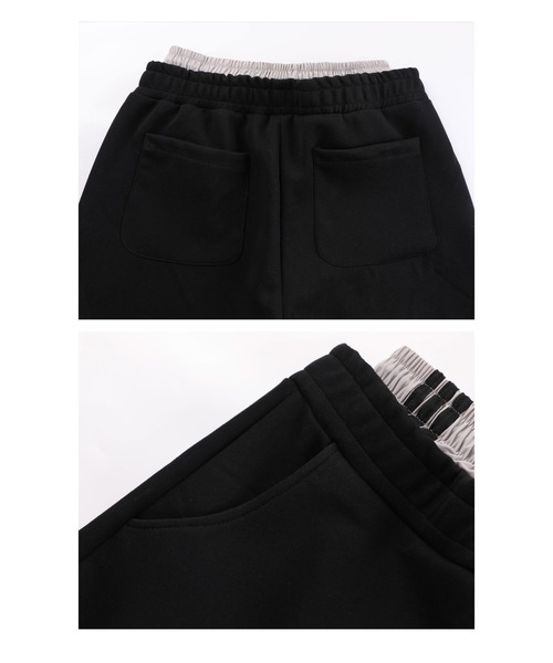 mushwear(マッシュウェア)の「フェイクレイヤードスウェットパンツ(スウェットパンツ・メンズ・ブラック/グレー・LARGE/MEDIUM/X-LARGE/SMALL)」の10枚目の写真