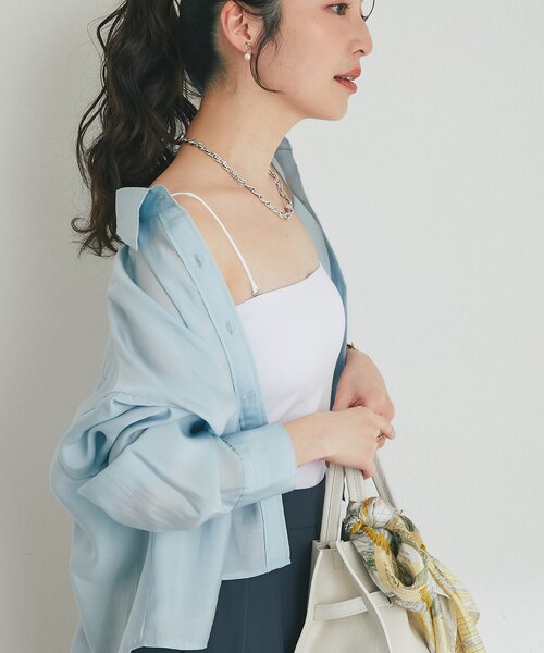 La boutique BonBon(ラブティックボンボン)の「【miki監修】カップ付2WAYキャミソール2(キャミソール・レディース・ブラック/ホワイト・FREE/PS)」の9枚目の写真