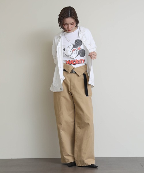 Re Fiina(フィーナ)の「MickeyTEE(Tシャツ/カットソー・レディース・オフホワイト・FREE)」の14枚目の写真