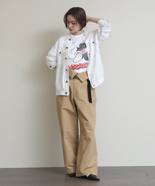Re Fiina(フィーナ)の「MickeyTEE(Tシャツ/カットソー・レディース・オフホワイト・FREE)」の13枚目の写真