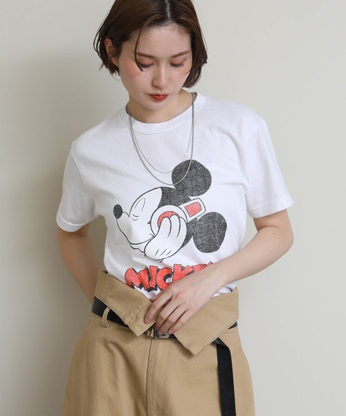 Re Fiina(フィーナ)の「MickeyTEE(Tシャツ/カットソー・レディース・オフホワイト・FREE)」の12枚目の写真