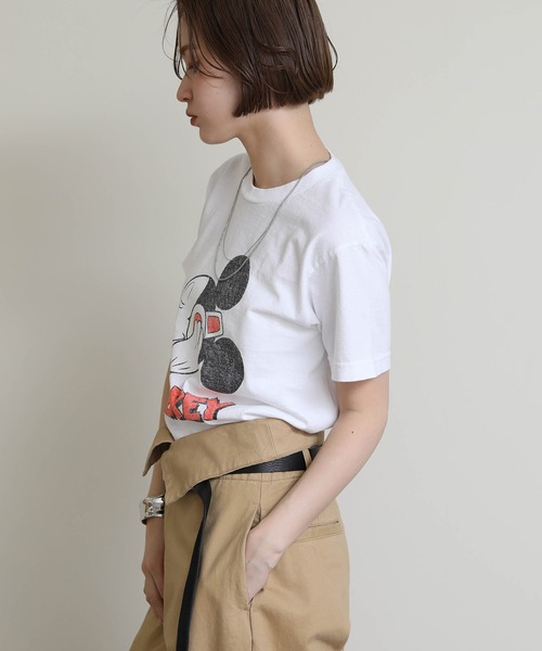 Re Fiina(フィーナ)の「MickeyTEE(Tシャツ/カットソー・レディース・オフホワイト・FREE)」の11枚目の写真