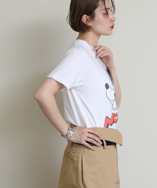 Re Fiina(フィーナ)の「MickeyTEE(Tシャツ/カットソー・レディース・オフホワイト・FREE)」の9枚目の写真