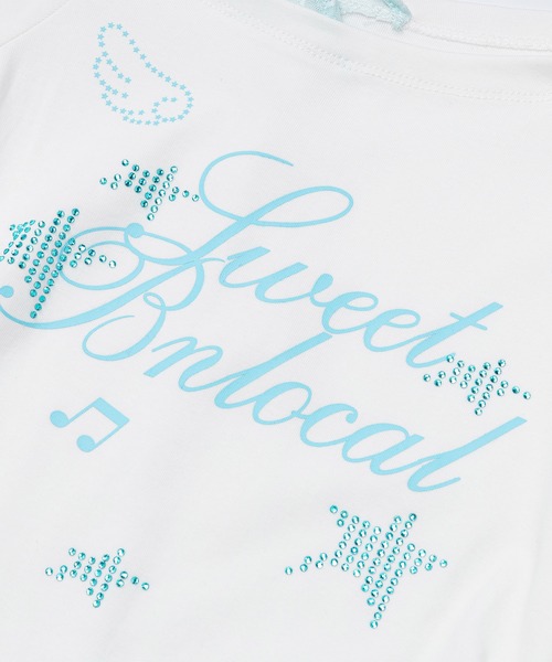 HOOK（フック）の「HOOK for girls　星×ロゴプリント フリルヘム ワンショルダー半袖トップス (SS)（Tシャツ/カットソー・レディース・グレー/ホワイト・FREE）」の15枚目の写真