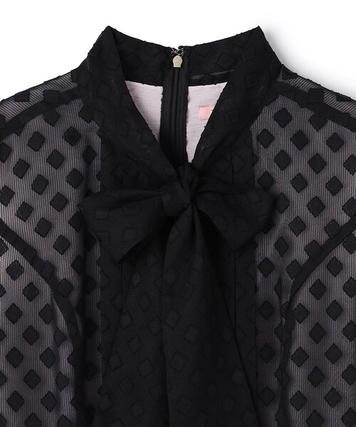 TOCCA(トッカ)の「SQUARE VEIL DRESS ドレス(ワンピース・レディース・ピンク系5/ブラック系5・6/0/2/4)」の14枚目の写真