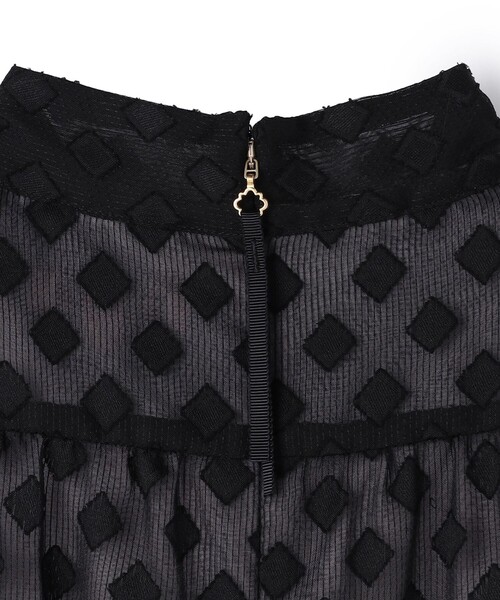 TOCCA(トッカ)の「SQUARE VEIL DRESS ドレス(ワンピース・レディース・ピンク系5/ブラック系5・6/0/2/4)」の18枚目の写真