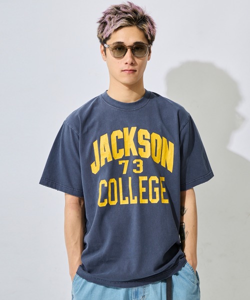 ムラサキスポーツ(ムラサキスポーツ)の「DEAR LAUREL/ディアローレル × ジャクソンマティス 半袖 Tシャツ コラボレーション DL26S-JM2102(Tシャツ/カットソー・メンズ・ブラック/イエロー/ネイビー・L/M)」の11枚目の写真