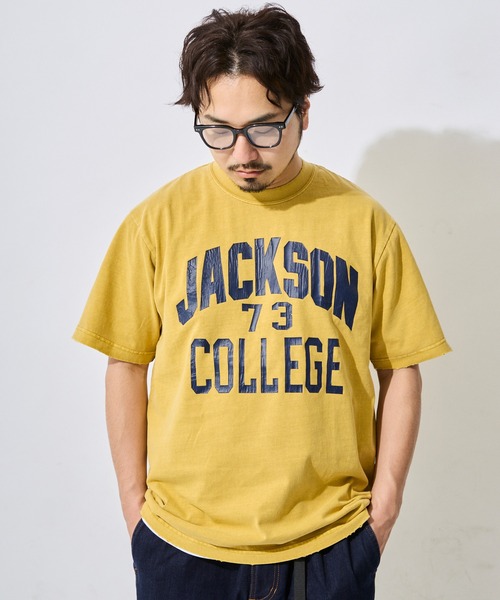 ムラサキスポーツ(ムラサキスポーツ)の「DEAR LAUREL/ディアローレル × ジャクソンマティス 半袖 Tシャツ コラボレーション DL26S-JM2102(Tシャツ/カットソー・メンズ・ブラック/イエロー/ネイビー・L/M)」の17枚目の写真