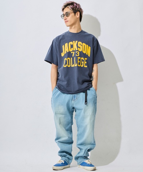 ムラサキスポーツ(ムラサキスポーツ)の「DEAR LAUREL/ディアローレル × ジャクソンマティス 半袖 Tシャツ コラボレーション DL26S-JM2102(Tシャツ/カットソー・メンズ・ブラック/イエロー/ネイビー・L/M)」の13枚目の写真