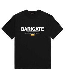 BARIGATE（バリゲート）の「シグネチャーロゴ半袖Tシャツ (BS001) ブラック/イエロー（Tシャツ/カットソー）」