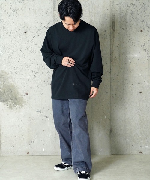 FOG ESSENTIALS（エフオージーエッセンシャルズ）の「"08"≪FOG ESSENTIALS≫バックロゴ ヘビーウェイト 長袖Tシャツ（Tシャツ/カットソー・メンズ・ブラック・XL/L/M）」の14枚目の写真