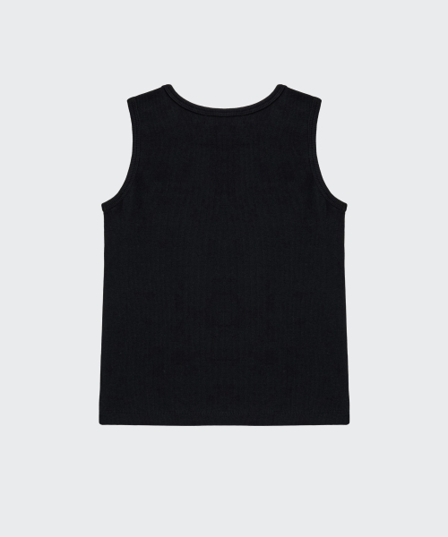 MUSINSA STANDARD KIDS（ムシンサスタンダードキッズ）の「エッセンシャルタンクトップ [ブラック]（Tシャツ/カットソー・レディース・その他・110/120/130/140/150/160）」の4枚目の写真