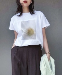 Cotton Silk Raglan Short Sleeve（Tシャツ/カットソー）｜INSCRIRE