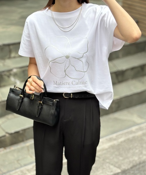 シルクタッチスムースドルマンアソートプリントTシャツ Emma Taylor