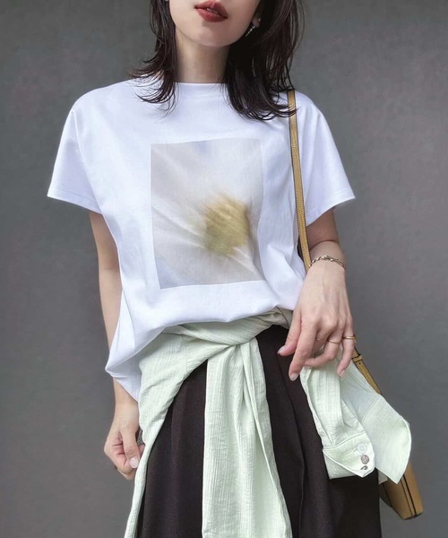 シルクタッチスムースドルマンアソートプリントTシャツ Emma Taylor