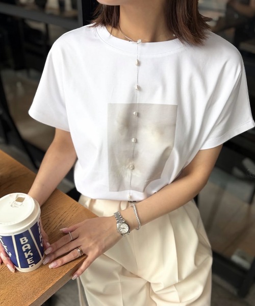 シルクタッチスムースドルマンアソートプリントTシャツ Emma Taylor