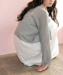 GALLEST（ギャレスト）の「シアーフレアスリーブカーディガン【接触冷感】（カーディガン/ボレロ）」