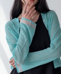 GALLEST（ギャレスト）の「シアーフレアスリーブカーディガン【接触冷感】（カーディガン/ボレロ）」