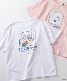 make a ray! | 【75】【CHIIKAWA/ちいかわ】発泡プリント スイカ割り/ピースサイン Tシャツ(Tシャツ/カットソー)