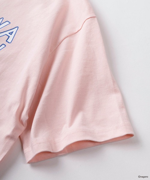 make a ray!(メイク ア レイ!)の「【75】【CHIIKAWA/ちいかわ】発泡プリント スイカ割り/ピースサイン Tシャツ(Tシャツ/カットソー・レディース・ピンク/ホワイト系その他/ホワイト/ピンク系その他/サックスブルー/ブルー系その他・M/S)」の18枚目の写真