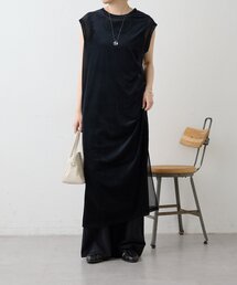 ベロアシアーロングタンク【SUM1 STYLE】
