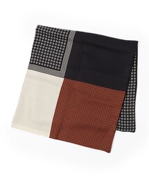 Drake s TIGER GARDEN PRINT BANDANA ウールシルクプリントスカーフ バンダナ スカーフ DRAKE S ドレイクス のファッション通販