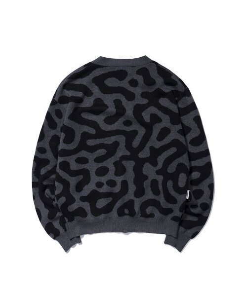 EXTRAORDINARY(エクストラオーディナリー)の「PATTERN CARDIGAN CHARCOAL(カーディガン/ボレロ・レディース・その他・LARGE/MEDIUM/X-LARGE)」の5枚目の写真