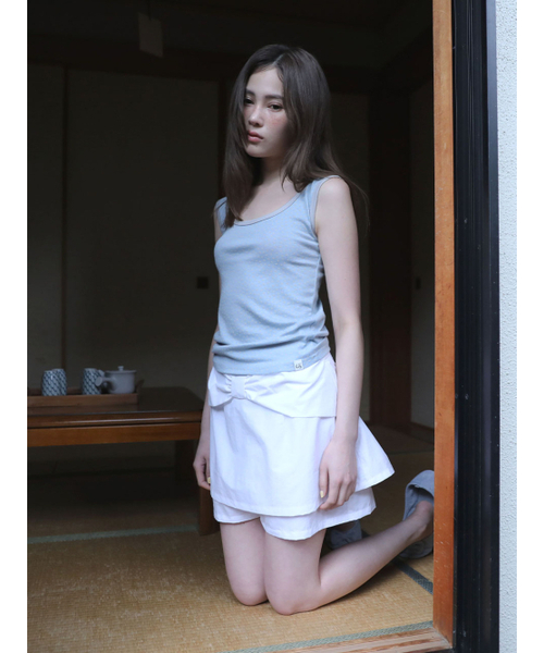 UGLY SHADOW(アグリーシャドウ)の「STAR CONTRAST SLEEVELESS(BLUE)(Tシャツ/カットソー・レディース・その他・FREE)」の2枚目の写真