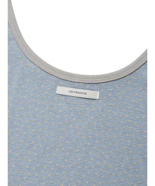 UGLY SHADOW(アグリーシャドウ)の「STAR CONTRAST SLEEVELESS(BLUE)(Tシャツ/カットソー・レディース・その他・FREE)」の5枚目の写真
