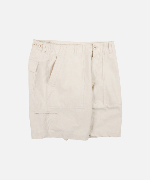 FRIZMWORKS（フリズムワークス）の「BACKSATIN ESSENTIAL FATIGUE SHORTS _ CREAM（その他パンツ・メンズ・その他・SMALL/MEDIUM/LARGE/X-LARGE）」の2枚目の写真