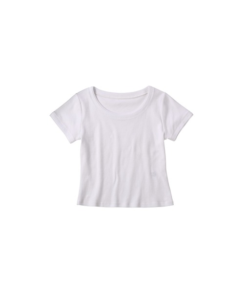 Knuth Marf（クヌースマーフ）の「layered crewneck tee（Tシャツ/カットソー・レディース・ブラウン/ホワイト/ドット/ネイビー・FREE）」の8枚目の写真