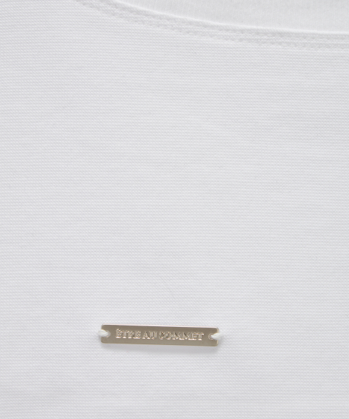 ETRE AU SOMMET(エトレオソメ)の「Pigment Damage Panel Short Top (Ivory)(Tシャツ/カットソー・レディース・アイボリー・FREE)」の9枚目の写真