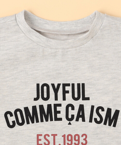COMME CA ISM(コムサイズム)の「半袖プリントTシャツ(ベビーサイズ)(Tシャツ/カットソー・キッズ・キナリ/レッド/ネイビー・80-90cm)」の5枚目の写真