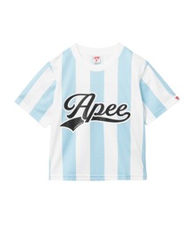 APEE STRIPE FOOTBALL TEE