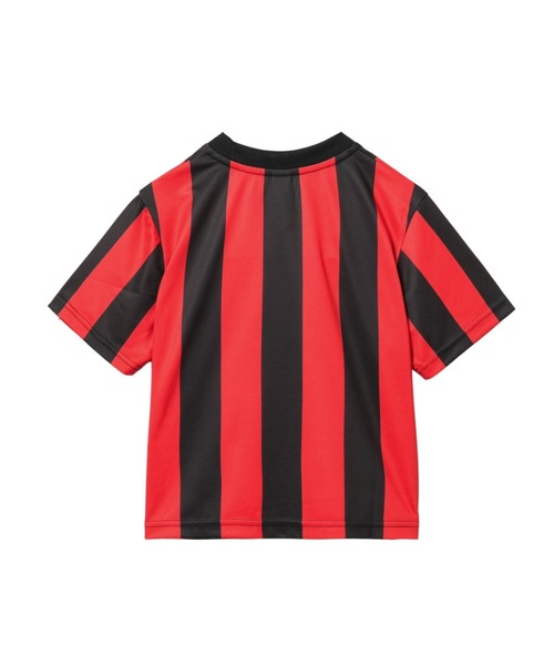 APEE BY A BATHING APE（エイピーバイアベイシングエイプ）の「APEE STRIPE FOOTBALL TEE（Tシャツ/カットソー・レディース・レッド/サックスブルー・SMALL/X-SMALL）」の4枚目の写真
