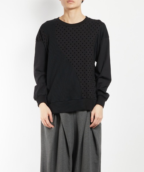 GOMME HOMME(ゴムオム)の「ドットウェーブT(Tシャツ/カットソー・メンズ・ブラック・MEDIUM)」の7枚目の写真