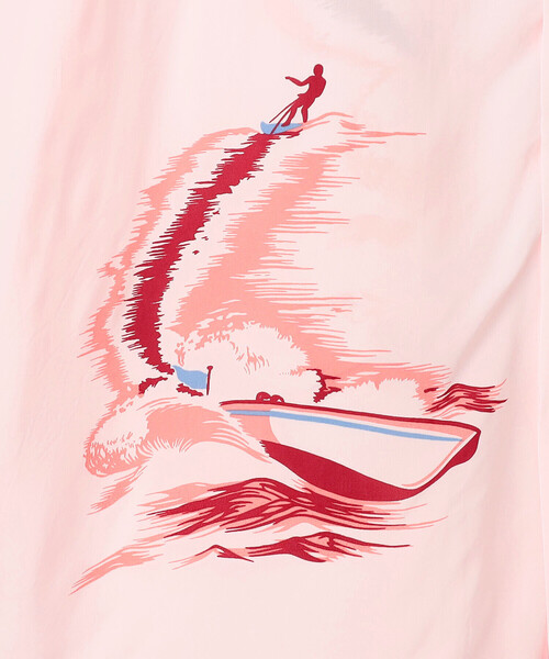 SUN SURF（サンサーフ）の「SUN SURF | ハワイアンシャツ “WATER SKIING”  MEN（シャツ/ブラウス・メンズ・オフホワイト/ピンク・XL/L）」の11枚目の写真