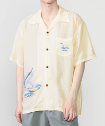 SUN SURF | ハワイアンシャツ “WATER SKIING” MEN