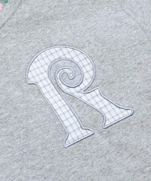 RuNaKi'Hu'(ルナキフ)の「WXT101 ムグケパンチングチェックアプリケTシャツ (メランジェグレー)(Tシャツ/カットソー・レディース・その他・1/2)」の7枚目の写真