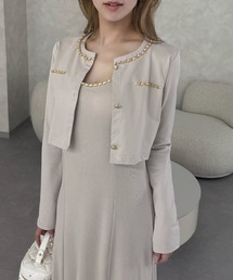 セール】異素材プリーツラッフルロングコート（その他アウター