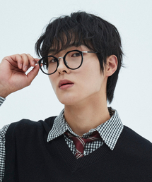 ALO EYEWEAR（アロアイウェア）の「[SILVERBITE] SBG9603 0911G マーガレットソルテックス ブラック メガネフレーム（メガネ）」